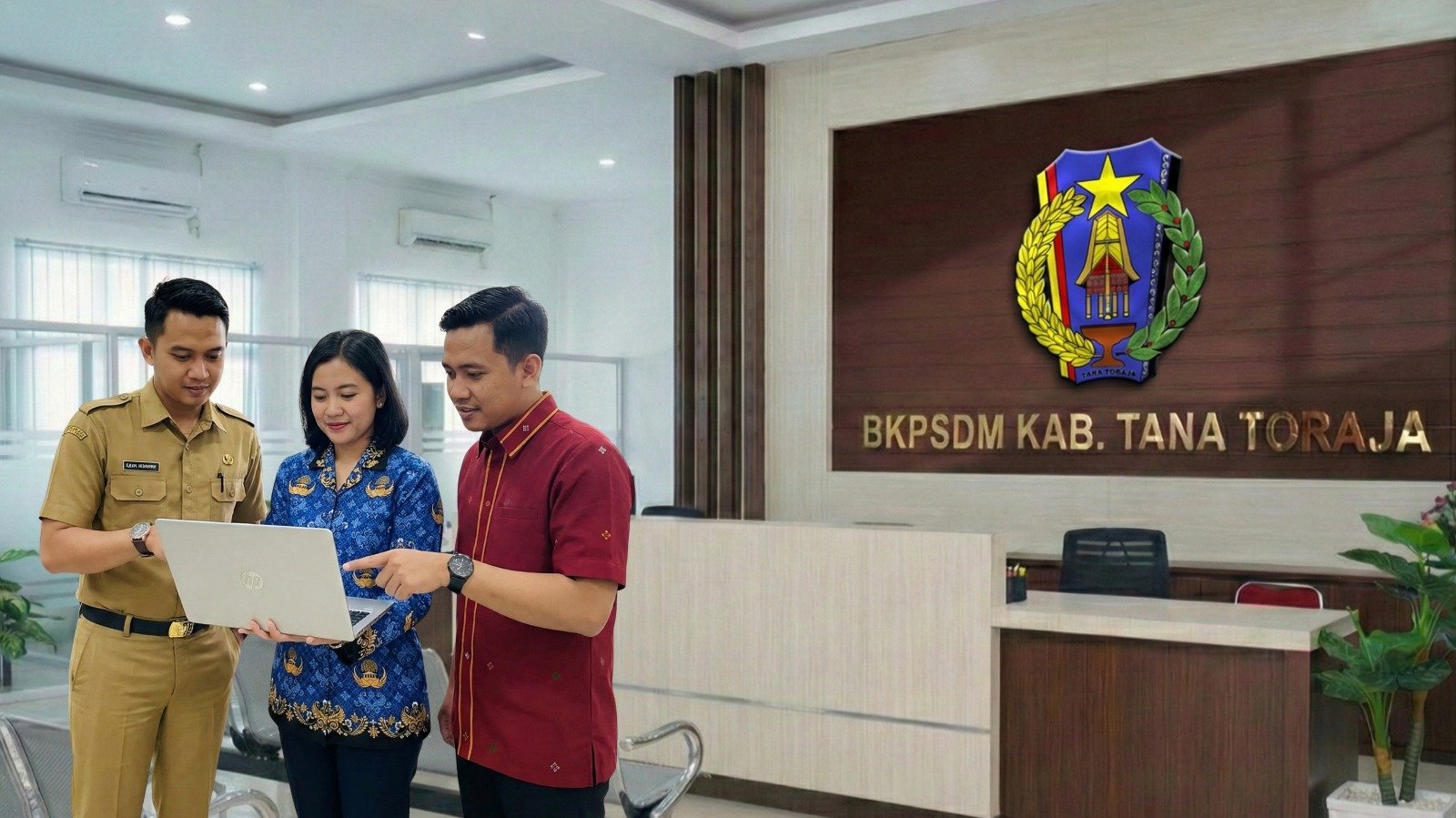 Latar BKPSDM Kabupaten Tana Toraja